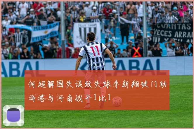 何超解围失误致失球李新翔破门助海港与河南战平1比1